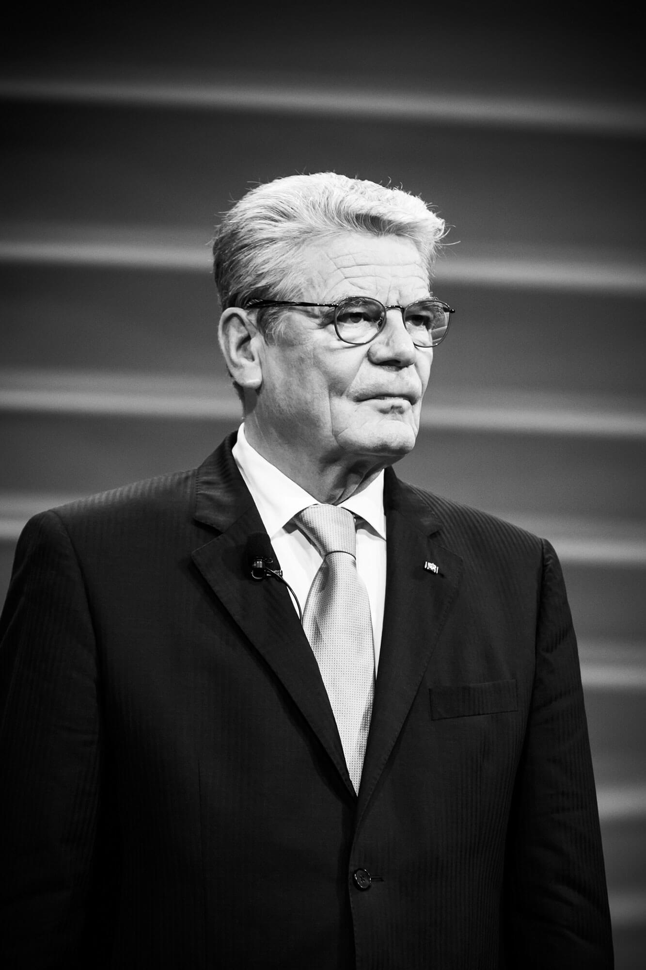 Portrait Bundespraesident Gauck auf einer Veranstaltung