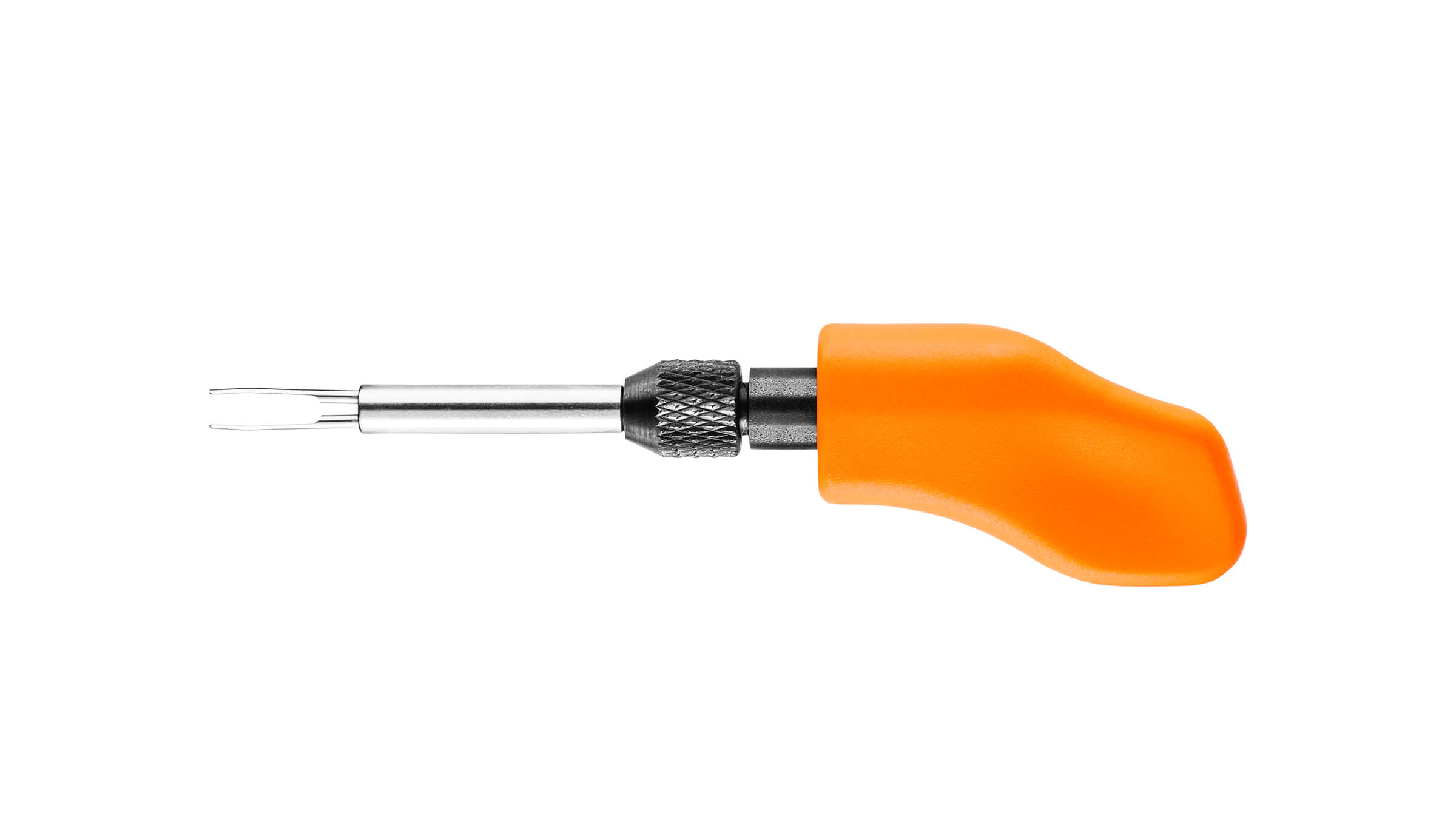 Produktfoto orange Zange auf weißem Hintergrund