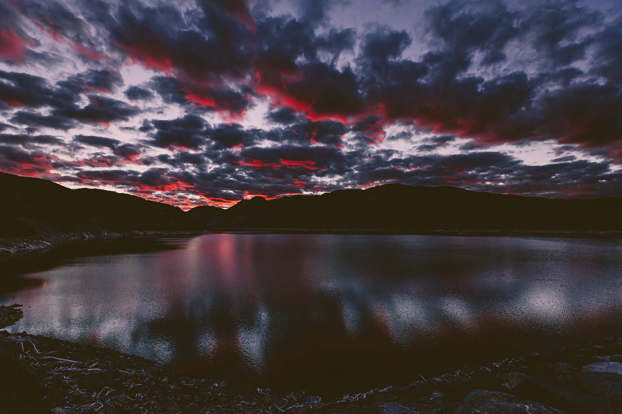 landscape-sonnenuntergang-see