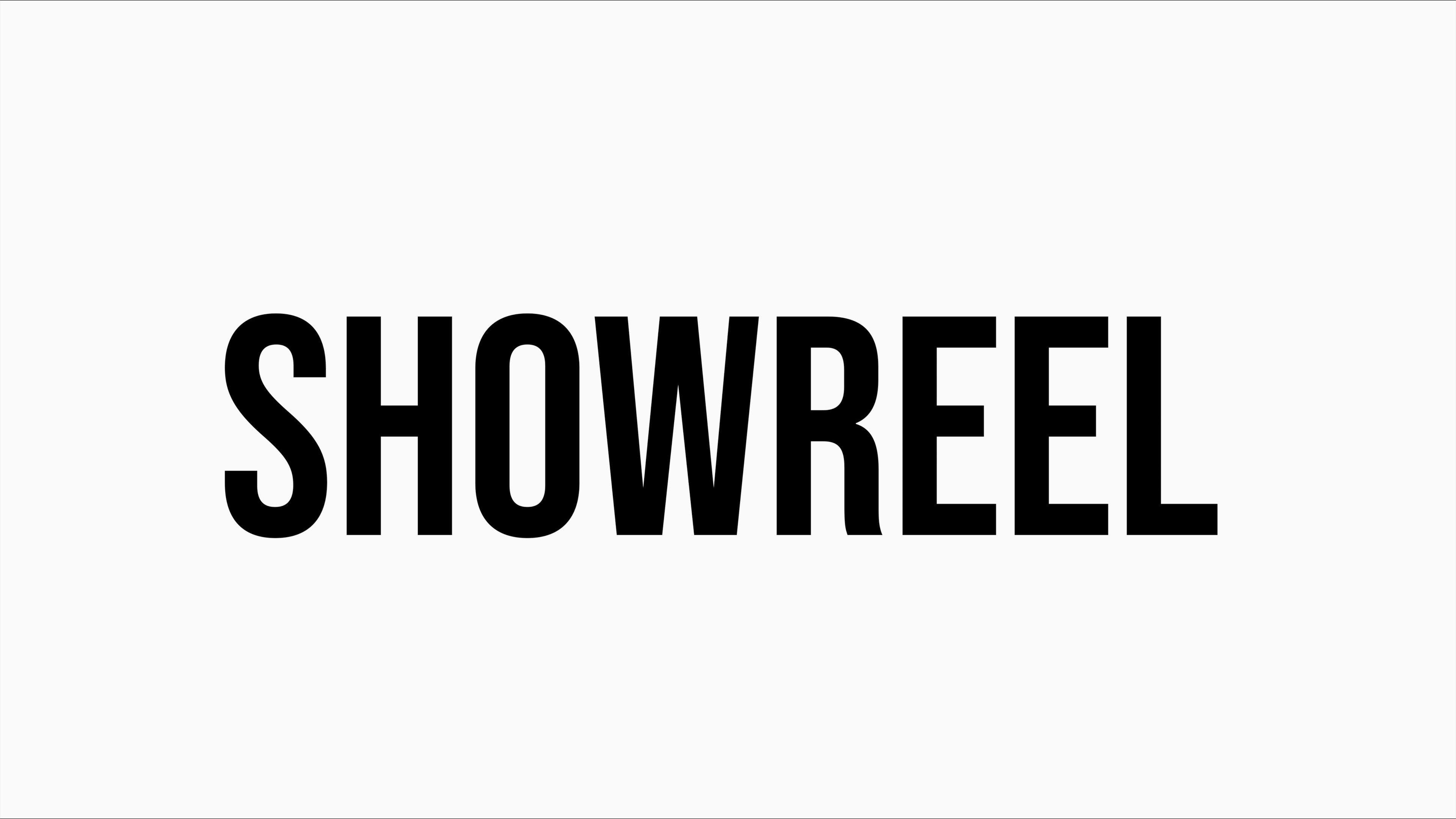 Showreel 2024 Thumbnail